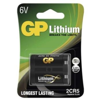 GP Lítium elem 2CR5 1db/bliszter, 6V, B1505 kép