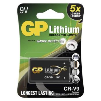 GP Lítium elem CR-V9 1db/bliszter kép