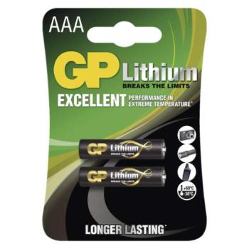 GP Lítium elem HR03 (AAA) 2db/bliszter kép