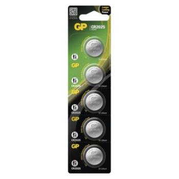 GP Ultra plus Lítium gombelem CR2025 5db/bliszter kép