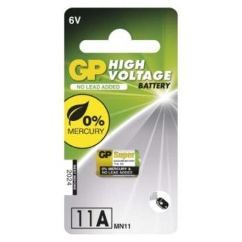 GP Speciális Alkáli elem 11A 1db/bliszter, 6V, B13021 kép