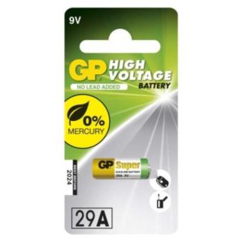 GP Speciális Alkáli elem 29AF (A32, L822) 9 V, 9V, B13951 kép