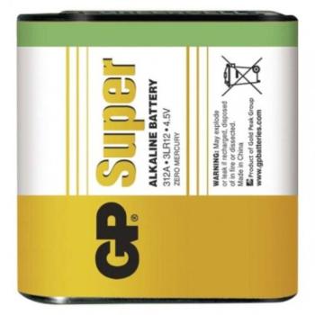 GP Super Alkáli elem 4.5V lapos 1db/fólia, 4,5V, B1360 kép