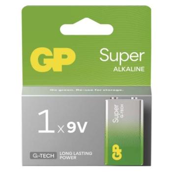GP Super Alkáli elem 9V 1db, B01511 kép