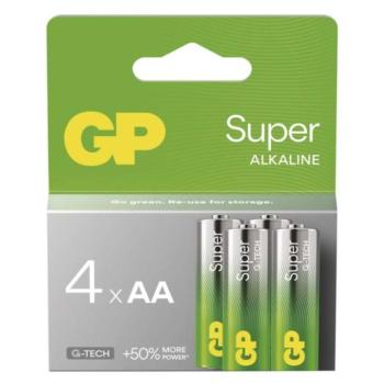 GP Super Alkáli elem AA 4db, 1,5V, B01214 kép