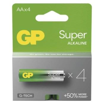 GP Super Alkáli elem AA 4db kép