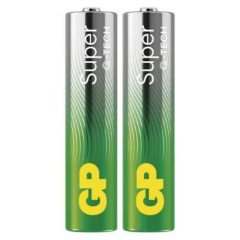 GP Super Alkáli elem AAA 2db/fólia, 1,5V, B01102 kép
