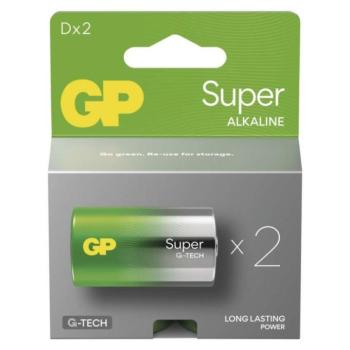 GP Super Alkáli elem LR20 (D) 2db, 1,5V, B01412 kép