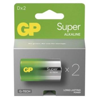 GP Super Alkáli elem LR20 (D) 2db kép