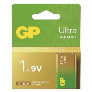 GP Ultra Alkáli elem 9V 1db, B02511 kép