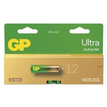 GP Ultra Alkáli elem AA 12db kép