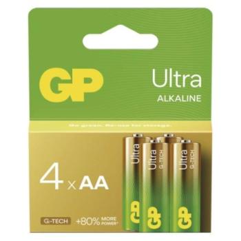 GP Ultra Alkáli elem AA 4db kép