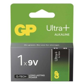 GP Ultra Plus Alkáli elem 9V 1db, B03511 kép