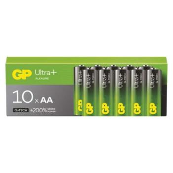 GP Ultra Plus Alkáli elem AA 10db, 1,5V, B0324G
