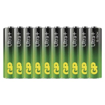 GP Ultra Plus Alkáli elem AAA 10db kép
