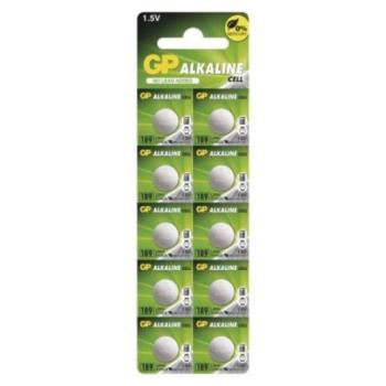 GP Ultra Plus Alkáli gombelem LR54 (189F) 10db/bliszter, 1,5V, B1389 kép