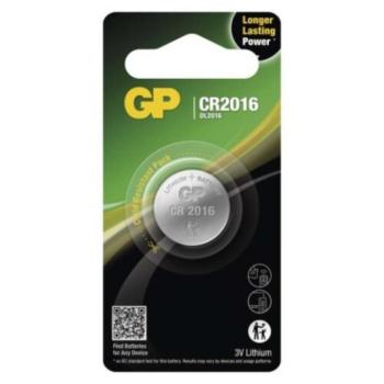 GP Ultra Plus CR2016 lítium gombelem, 1 db, 3V, B15161 kép