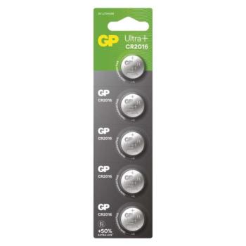 GP Ultra plus Lítium gombelem CR2016 5db/bliszter kép