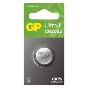 GP Ultra plus Lítium gombelem CR2032 1db/bliszter kép