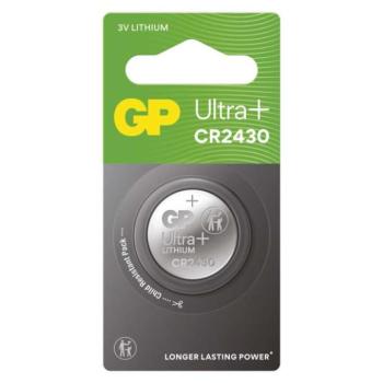 GP Ultra plus Lítium gombelem CR2430 1db/bliszter kép