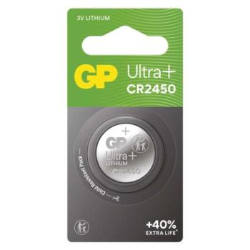 GP Ultra plus Lítium gombelem CR2450 1db/bliszter kép