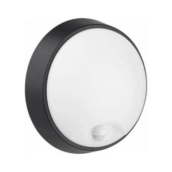 Greenlux LED Kültéri fali lámpa érzékelővel LED/12W/230V IP65 fekete kép