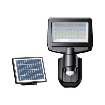 Greenlux LED Napelemes reflektor érzékelővel TOMI LED/10W/7,4V 1800 mAh IP44 fekete kép