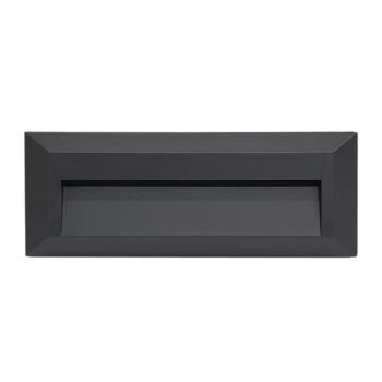 GRF02 LED KÜLTÉRI HOMLOKZATI LÁMPA 1.8W 4000K IP65 SÖTÉT SZÜRKE kép