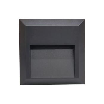 GRF52 LED KÜLTÉRI HOMLOKZATI LÁMPA 1.5W 4000K IP65 SÖTÉT SZÜRKE kép