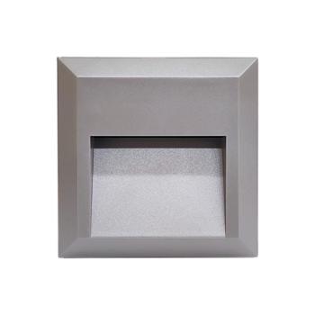GRF52 LED KÜLTÉRI HOMLOKZATI LÁMPA 1.5W 4000K IP65 SZÜRKE kép