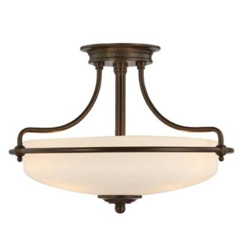 Griffin mennyezeti lámpa, bronz, Ø 43 cm kép