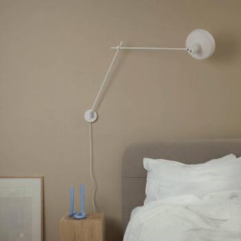 GRUPA Arigato fali lámpa 1-lámpás 110cm Ø23cm fehér kép
