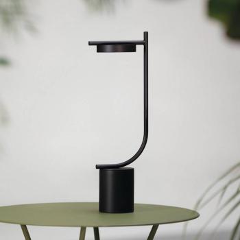 Grupa LED tölthető asztali világítás Igram, fekete, 40 cm, IP44 kép