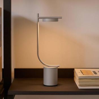 Grupa LED tölthető asztali világítás Igram, szürke, 40 cm, IP44