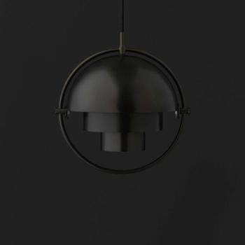 GUBI függőlámpa Multi-Lite, Ø 36 cm, fekete/fekete kép