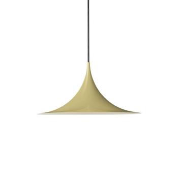 Gubi lógó világítás Semi, Ø 30 cm, fényes édesköménymag-krém kép