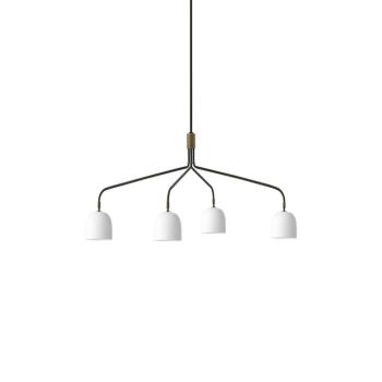 GUBI Howard csillár 4-fényű 134x103 cm fehér/puskaporos csillár kép