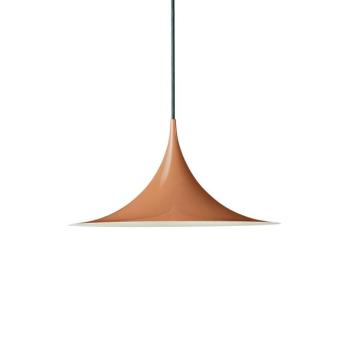 Gubi lógó világítás Semi, Ø 30 cm, fényes, rozsdabarna kép