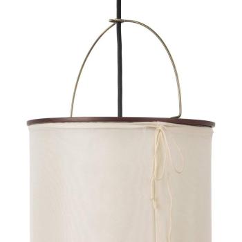Gubi Silk Lantern fali világítás, fehér/fekete, dugaszos, E27 kép