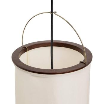 Gubi Silk Lantern lógó világítás, fehér/fekete, selyem, E27
