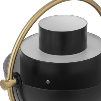 Gubi Multi-Lite újratölthető asztali világítás, sárgaréz/fekete, 30 cm kép