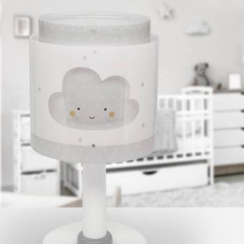 Gyerek-asztali lámpa Baby Dreams, szürke, G4, Ø 15 cm kép
