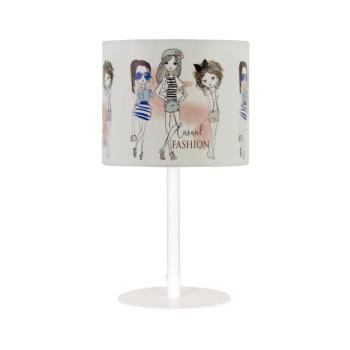 Gyerek asztali lámpa GIRLS VIBES 1xE27/60W/230V, átmérő 18 cm, lányoknak H0989 kép