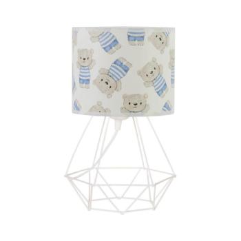 Gyerek asztali lámpa KIDS ROOM 1xE27/60W/230V átm. 18 cm mackó H0938