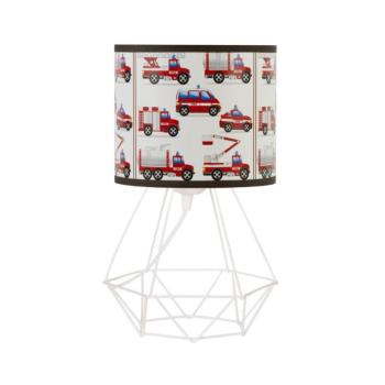 Gyerek asztali lámpa KIDS ROOM 1xE27/60W/230V Ø 18 cm tűzoltók H0971 kép