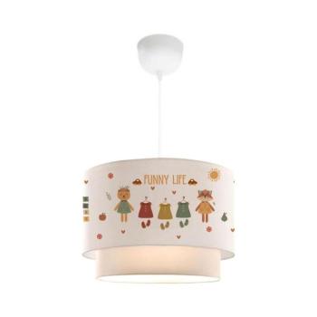 Gyerek csillár CANDY 1xE27/40W/230V fehér/többszínű 780SGN4666