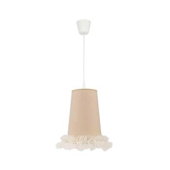 - Gyerek csillár zsinóron BALLET 1xE27/40W/230V átm. 21 cm bézs 7226 kép