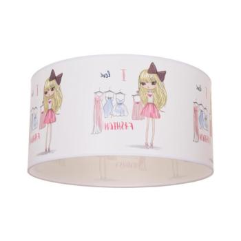 Gyerek mennyezeti lámpa GIRLS VIBES 1xE27/60W/230V átm. 40 cm Imádom a divatot H0979 kép