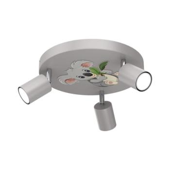 Gyerek spotlámpa FUN 3xGU10/8W/230V szürke/koala 9307 kép