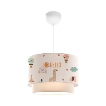 Gyerekszoba csillár CANDY 1xE27/40W/230V fehér/többszínű 780SGN4665 kép